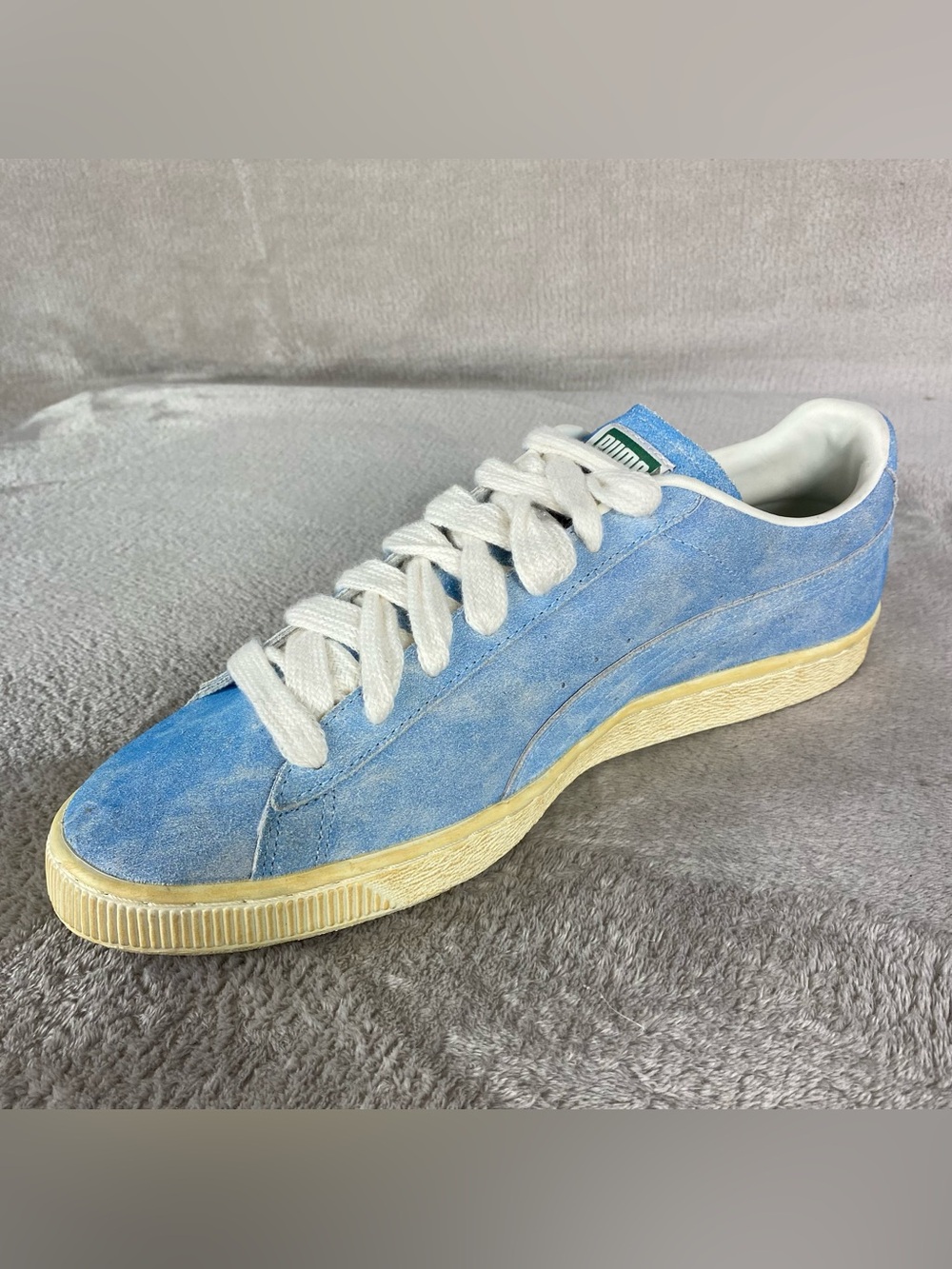 Puma Faded Suede 399654-01 Mens Sneakers Size 13 Blue Athletic Shoes NEW - Picture 4 of 10